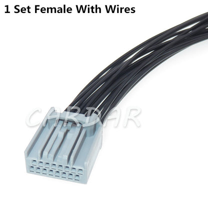 16 Pin MX34016SF1 MX34016UF1 Automotive PCB Cable Socket Car Connectors Wiring Harness Plug For Honda