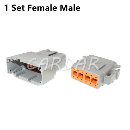 Deutsch DTM Waterproof Wire Connector Kit DTM06-2/3/4/6/8/12S DTM04-2/3/4/6/8/12P Automotive Sealed Plug with pins