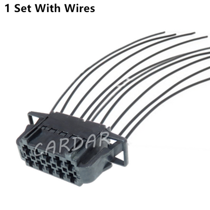 10 Pin 2.8 Series 1J0 972 725 Auto Seat Adjustment Display Wiring Harness Socket Unsealed Connector