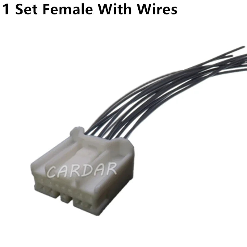 12 Pin 0.7 2.2 Series Automobile Reading Lamp Wiring Harness Composite Socket For Toyota 90980-12813 6098-6083 6098-6055