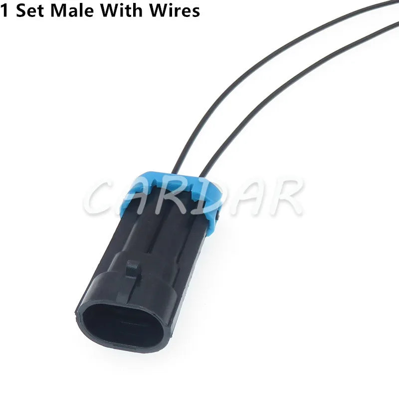 12162000 12052641 Automotive Connector 2 Pin Temperature Sensor Plug Motorcycle Socket For Buick Lacrosse Excelle GL8
