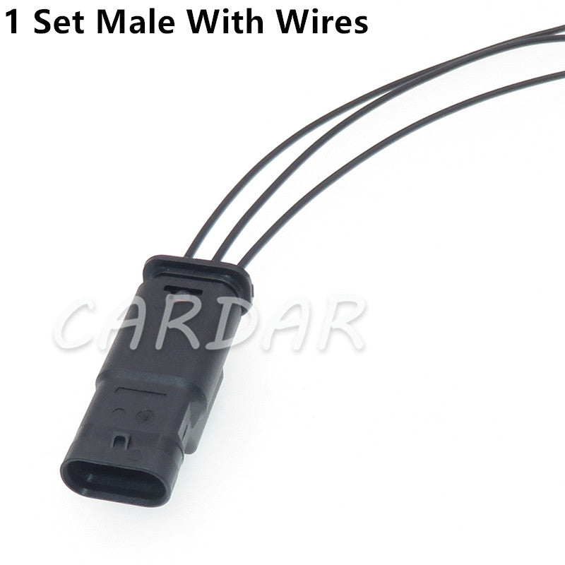 3 Pin Auto Reversing Radar Wire Cable Waterproof Socket For Buick Roewe 1-2296695-1 2203771-1