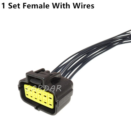 12 Pin 174661-2/184058-1 368537-1 Waterproof Gear-shift Sensor Connector Plug Automotive Socket For Cars