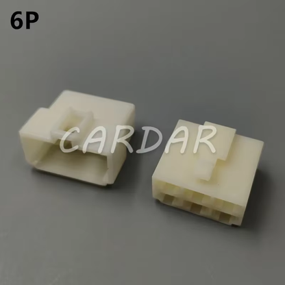 6.3 Series 1 / 2 / 3 / 4 / 6 / 8 / 12 Pin Automotive Wire Connector Motorcycle Socket With Terminals Pins Electric Vehicle Plug