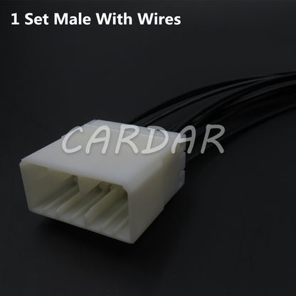 12 Pin 174933-1 173851-1 Auto Conenctor Socket With Terminals Pins