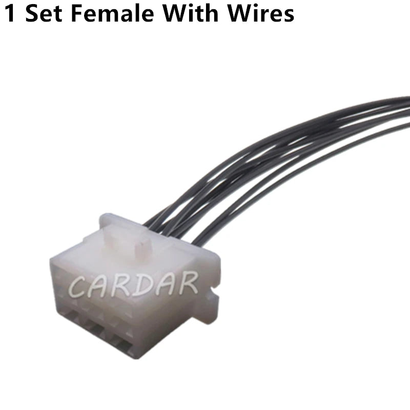 9 Pin 6.3 Series Automobile High Current Unsealed Cable Socket Car Plastic Housing Connector 6120-2093 6110-4593