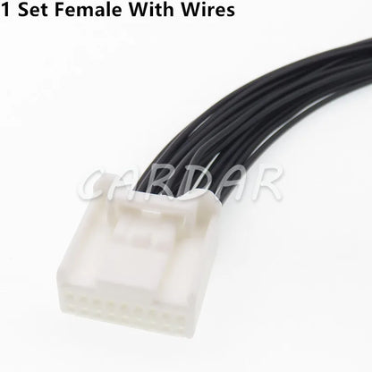 18 Pin 90980-12412 90980-12411 Car Electrical Connector Automotive Socket With Terminal