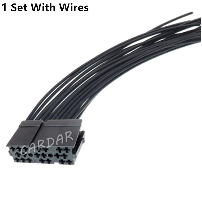 20 Pin Black Auto Electric Wire Unsealed Connector High Quality Car Socket Automobile Plastic Housing Plug