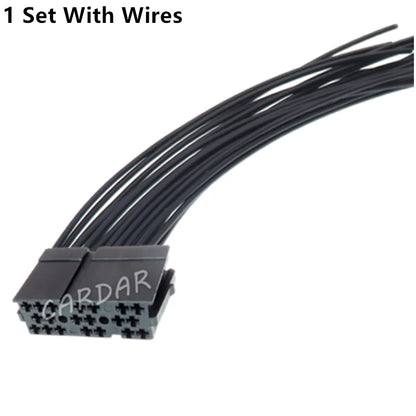 20 Pin Black Auto Electric Wire Unsealed Connector High Quality Car Socket Automobile Plastic Housing Plug