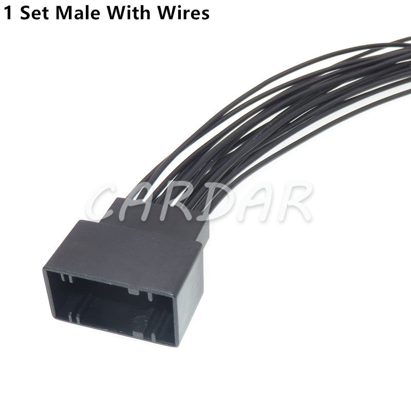 18 Pin 1-1355350-1 1-1355349-1 Car Air Conditioning Panel Plug Auto Amplifier Wire Socket For VW BMW