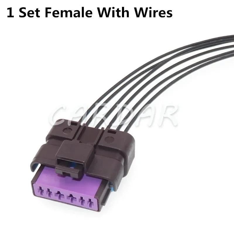 6 Pin 1.5 2.8 Series Automotive Composite Connector Car Fuel Pump Wiring Harness Socket