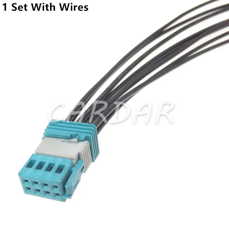 8 Pin 9-965382-2 Auto Reverse Motor Wire Plug Rearview Mirror Motor Cable Socket For VW