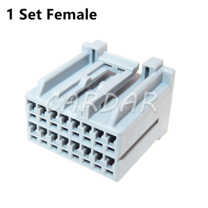 16 Pin Automobile Electric Wire Cable Plug Car Male Female Unsealed Connector Auto Socket 179054-6 35563-1615