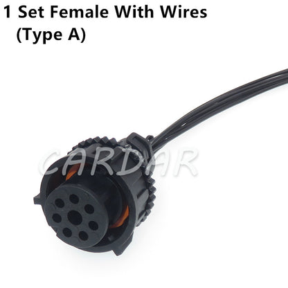 8 Pin 7806390 9800680 Gasoline Pump Plug Electronic Fuel Pump Socket Waterproof Electrical Connector