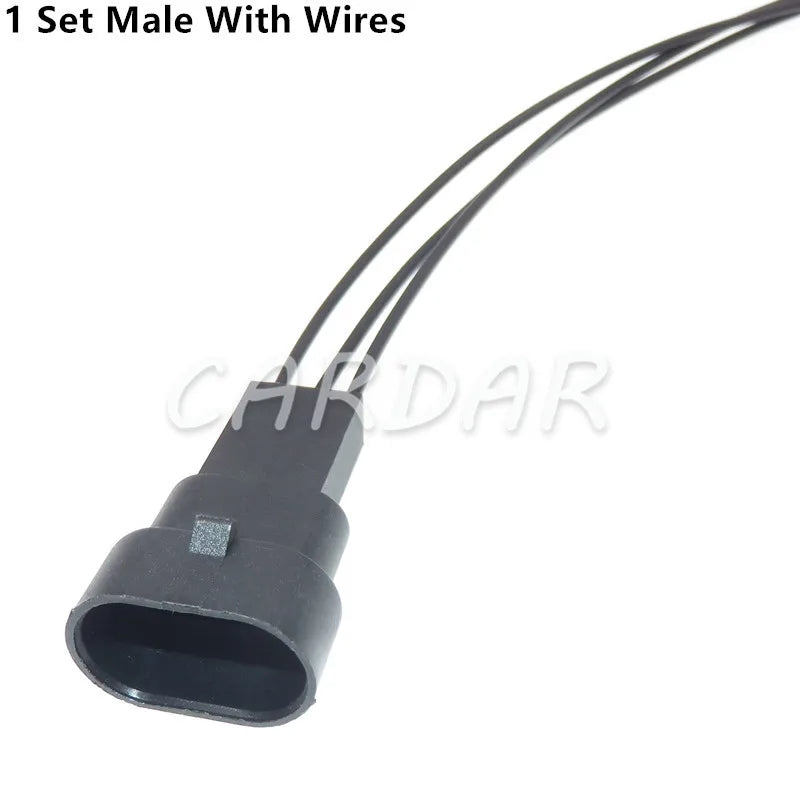 3 Pin 15336029 Waterproof Electrical Automotive Connector Wiring Socket For Cars