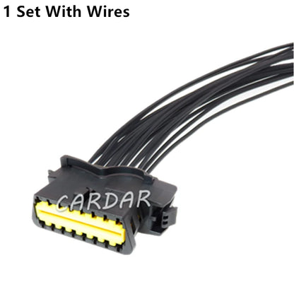 16 Pin 989773031 Black Automobile OBD On-Board Diagnostics Interface Electric Cable Unsealed Connector
