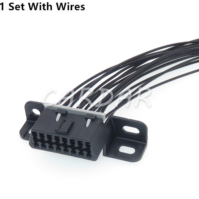 16 Pin OBD2 OBD-II Socket Automotive Diagnostic Interface OBDII OBD 2 Connector MG610761-5 12110250 For VW GM Wuling