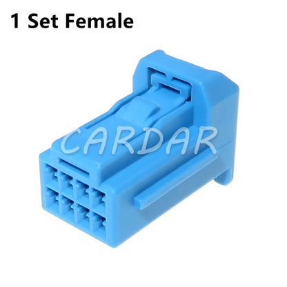 8 Pin Blue Car Unsealed Connector Automobile Male Female Plastic Housing Wire Socket 6098-6522