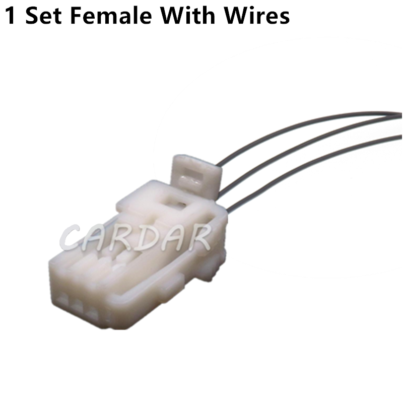 3 Pin 0.7 Series Auto Male and Female Docking Wiring Unsealed Socket For Nissan Infiniti 7283-8630 7282-8630