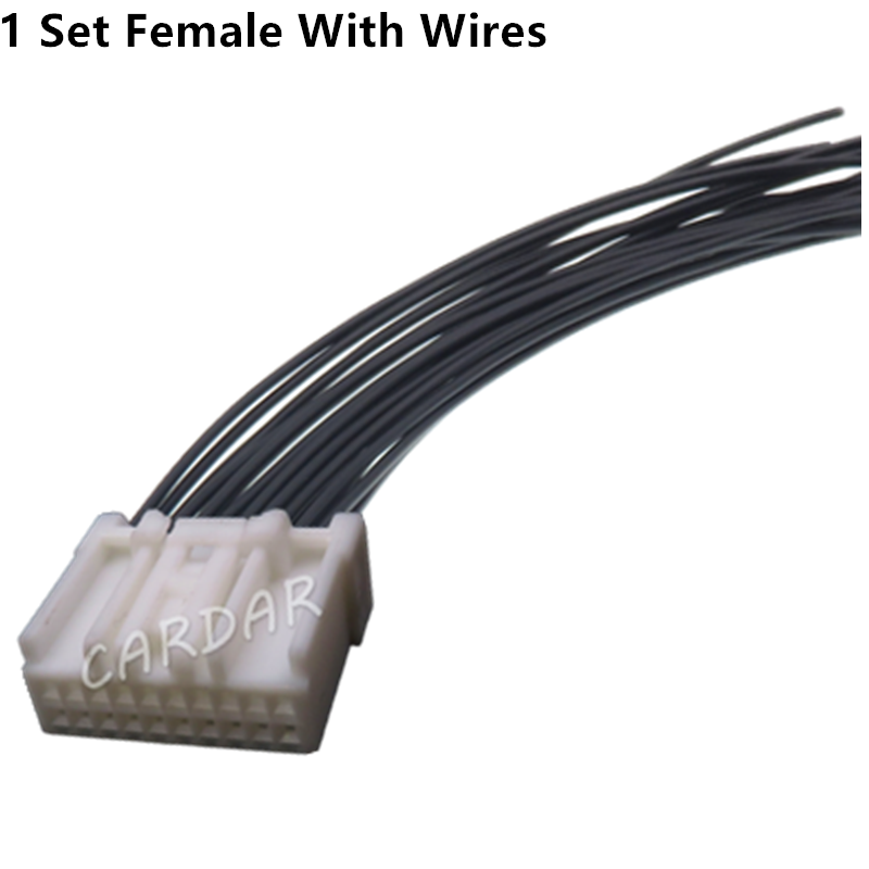 20 Pin Car Replacement Connector Auto Parts Automobile Male Female Unsealed Wire Socket 6098-4589 6098-4595