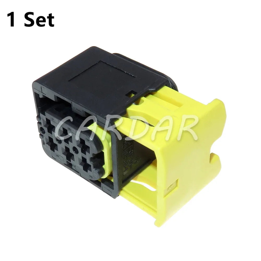 6 Pin 3.5 Series Black Auto Plastic Housing Electrical Connector Car Cable Harness Socket Auto Parts 1-1418437-1