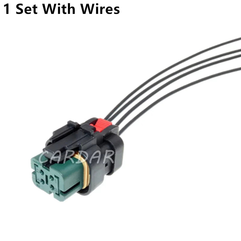 4 Pin 1.6 Series Auto Accessories 776487-4 Green Automobile Sealed Wiring Socket With Terminal