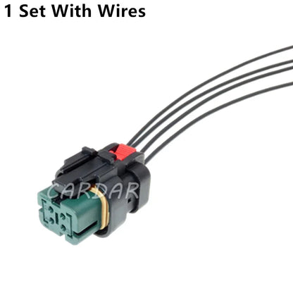 4 Pin 1.6 Series Auto Accessories 776487-4 Green Automobile Sealed Wiring Socket With Terminal