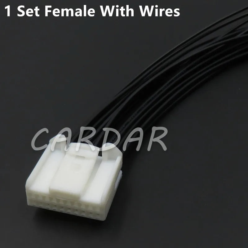 20 Pin 1473807-1 Auto Car CD Player Wire Connector Audio Cable Socket For Toyota
