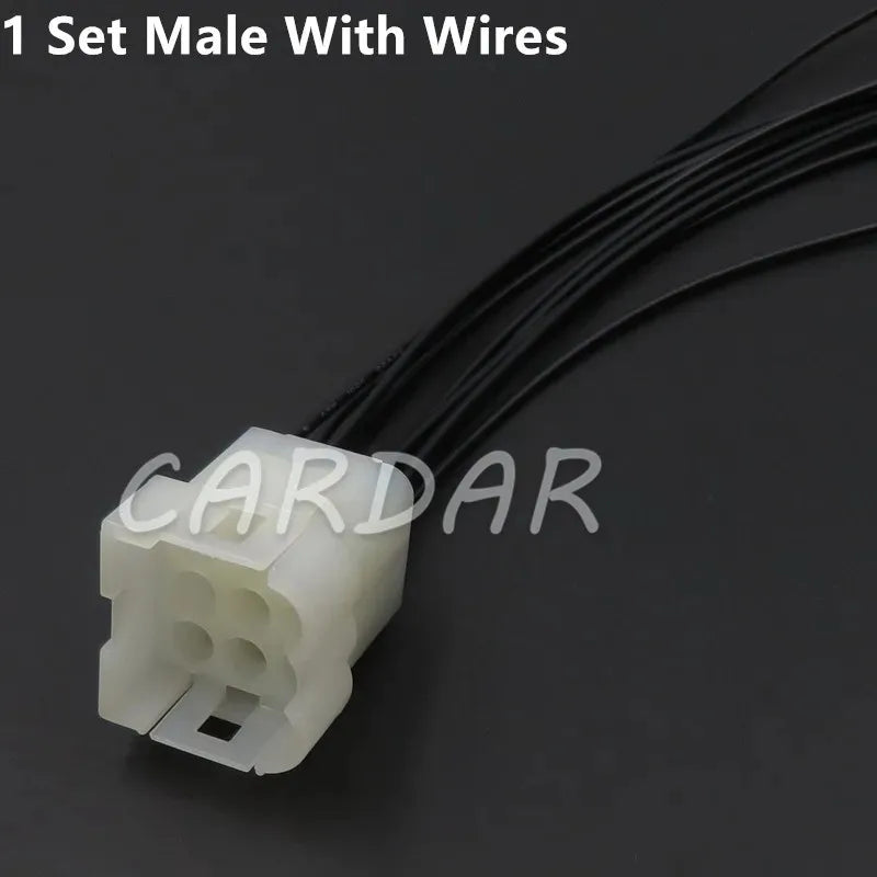 3 Pin Auto Wiring Terminal Plug Car Male Female Unsealed Socket 0435457828 1-1394450-2 2-1394450-2