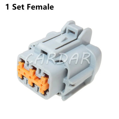 6 Pin 6185-1175 PB291-06127 PB291-06127 Automotive Electrical Headlight Socket Light Lamp Connector For Nissan Teana