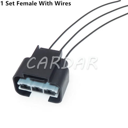 3 Pin 1743271-2 Electrical Fan Socket Wire Harness Connector For Auto Hyundai Tucson Kia