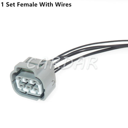 6 Pin 90980-10988 7282-7064-40 7283-7064-40 Car Headlight Wire Plug Cable Harness Waterproof Socket