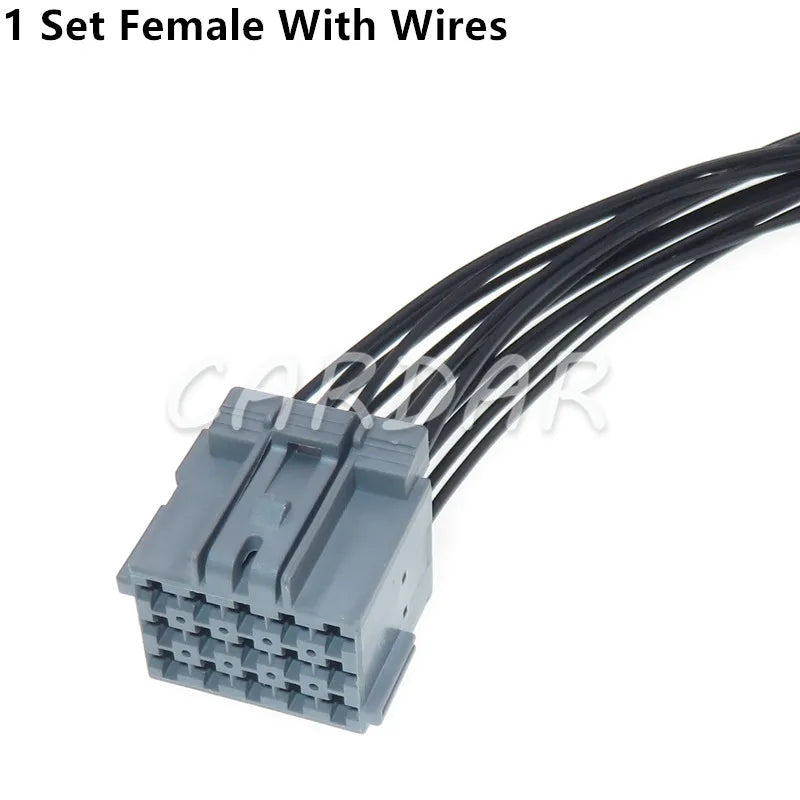 15 Pin 1-967623-6 1-967628 Grey Automotive Wiring Socket Auto Modification Plug Parts Car Unsealed Connector 1-967628-6