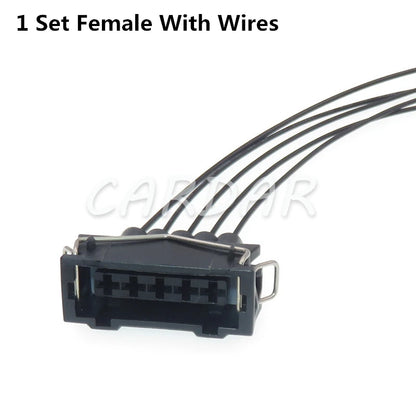 5 Pin 357 972 755 357972755 Waterproof Auto Car Connector Sealed Sockets For VW