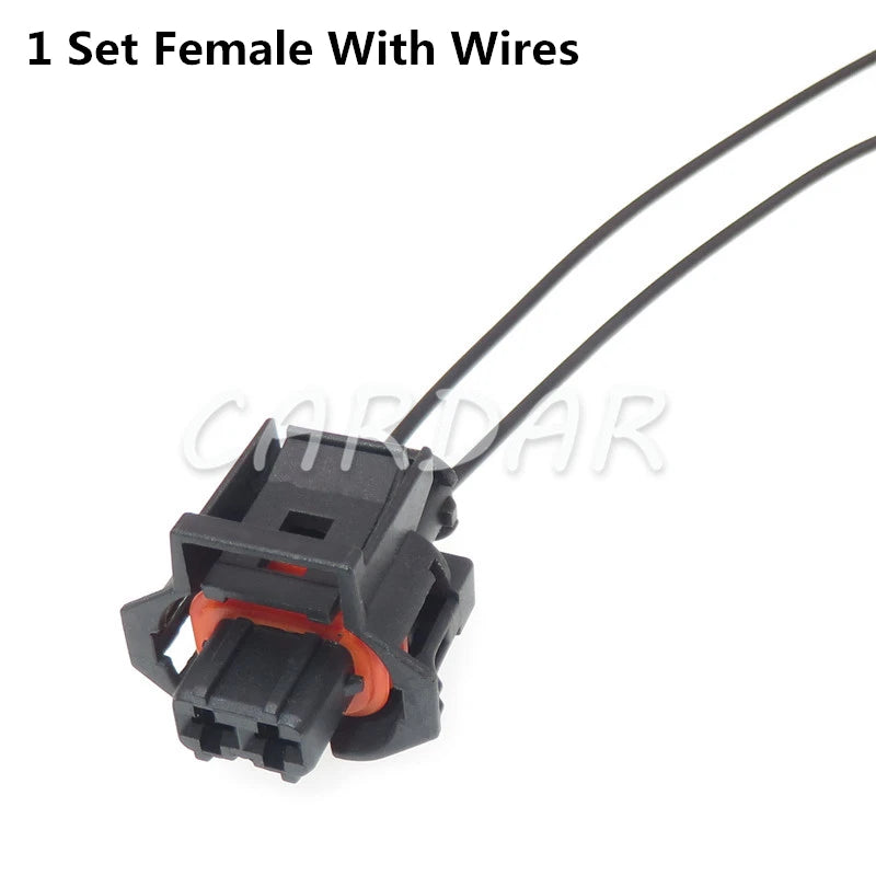 2 Pin 936059-1 Electronic Diesel Common Rail Injector Crankshaft Sensor Plug For Bosch