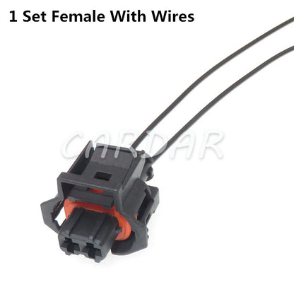 2 Pin 936059-1 Electronic Diesel Common Rail Injector Crankshaft Sensor Plug For Bosch