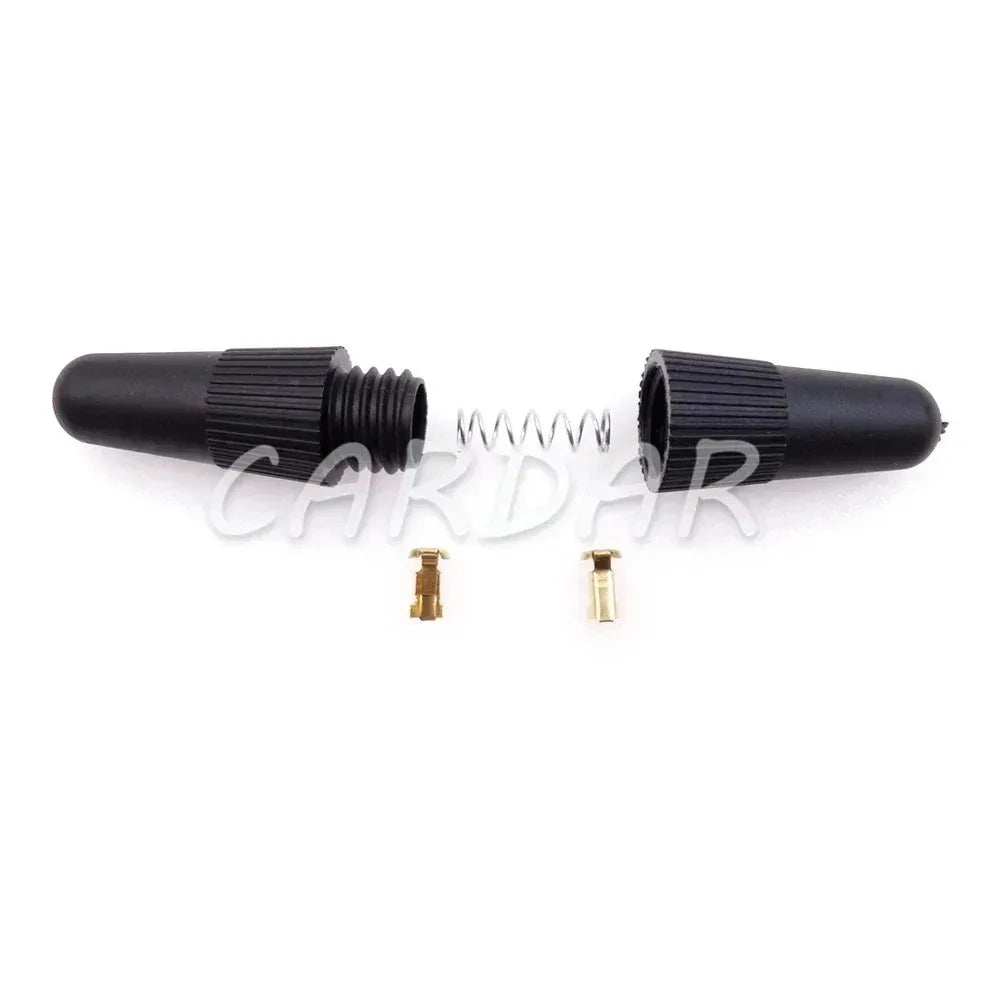 Black Fuse Holder BX3017A Screw Type Glass Fuses Box With Spring and Terminal
