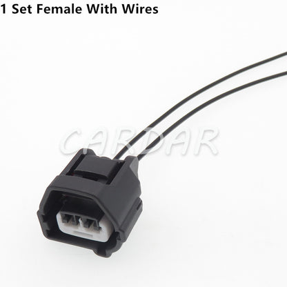 Conector Automotriz de 2 Pines 90980-10947 7283-7023-10, Zócalo Impermeable para Cableado de Sensor de Cigüeñal para Lexus Toyota