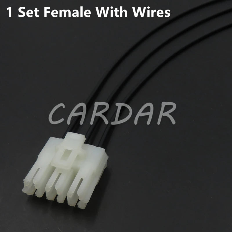 3 Pin Auto Wiring Plug Electric Cable Connector Socket With Terminals