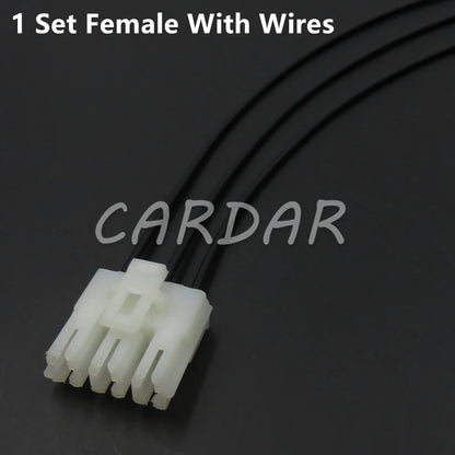 3 Pin Auto Wiring Plug Electric Cable Connector Socket With Terminals