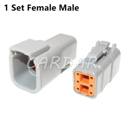 Deutsch DTM Waterproof Wire Connector Kit DTM06-2/3/4/6/8/12S DTM04-2/3/4/6/8/12P Automotive Sealed Plug with pins