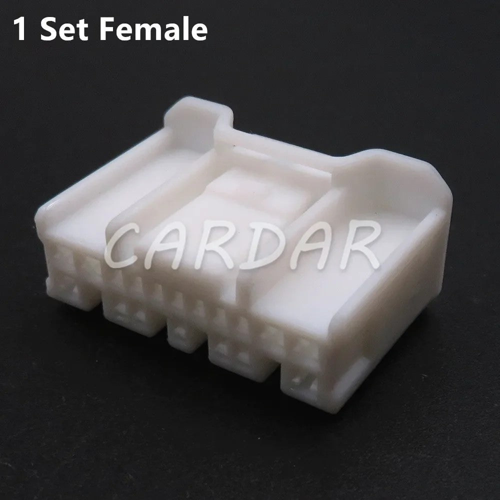 Conector sin Sellar de Carcasa de Plástico para Coche, Enchufe Macho y Conector Hembra, 18 Pines, Serie 0.7 2.2, 6098-5641 6098-5631