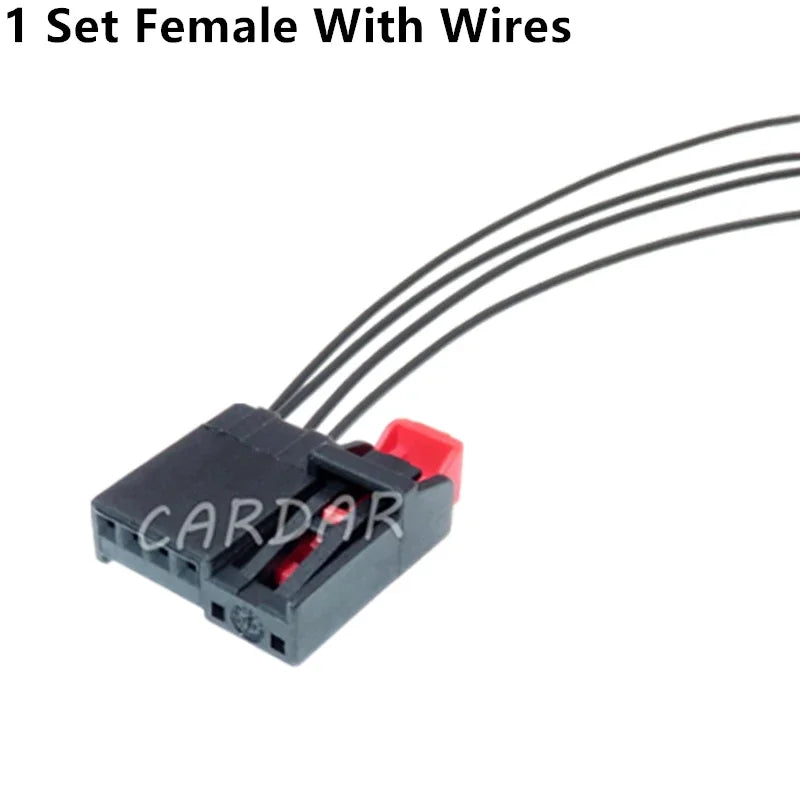 4 Pin 0.7 Series Automobile ELV Steering Column Electronic Lock Wire Harness Socket For VW Audi