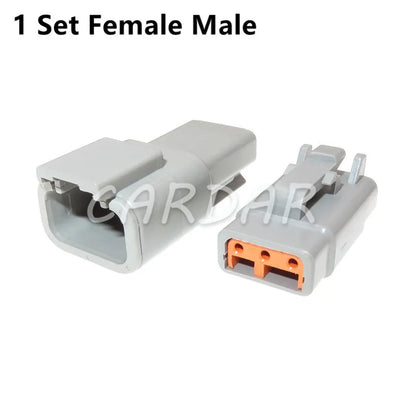 Deutsch DTM Waterproof Wire Connector Kit DTM06-2/3/4/6/8/12S DTM04-2/3/4/6/8/12P Automotive Sealed Plug with pins