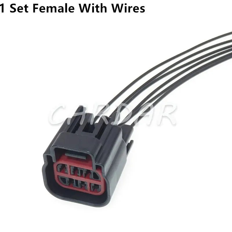 6 Pin 1.5 Series Automobile Rear Taillight Wiring Harness Male Plug Female Socket For Land Rover