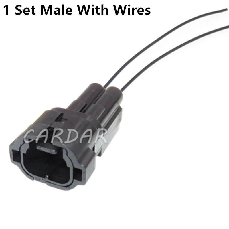 2 Pin 6187-2802 6180-2452 Car Reversing Radar Plug Automobile Oxygen Sensor Wire Cable Socket