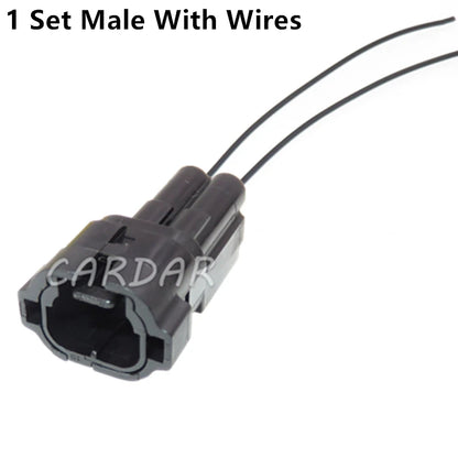 2 Pin 6187-2802 6180-2452 Car Reversing Radar Plug Automobile Oxygen Sensor Wire Cable Socket