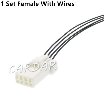 4 Pin 04R-JWPF-VSLE 04T-JWPF-VSLE Electrical Waterproof Cable Socket Auto Plug For Motorcycle Cars