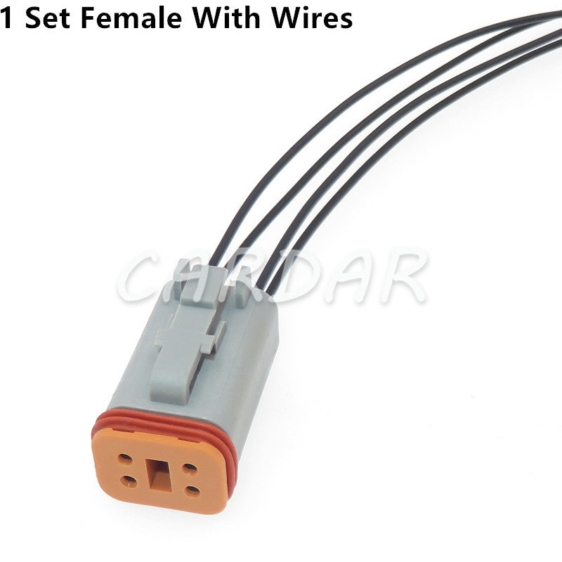 4 Pin DT04-4P AT04-4P DT06-4S AT06-4S Waterproof Automotive Connector Electrical Throttle Motor Plug For Excavator
