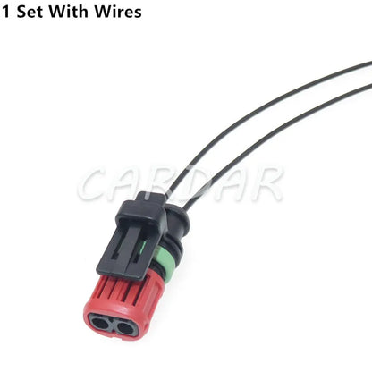 2 Pin Waterproof Socket Wiring Harness Plug Automotive Connector 1337245-3 For Volvo Excavator EC210 EC360 EC480 Injector